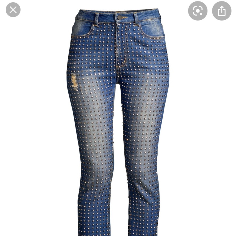 Alice + Olivia Rhinestone Jeans
